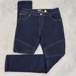 BULL-IT Motorcycle Riding Mens 30x30 Biker SELVEDGE Denim Skinny Straight Jeans